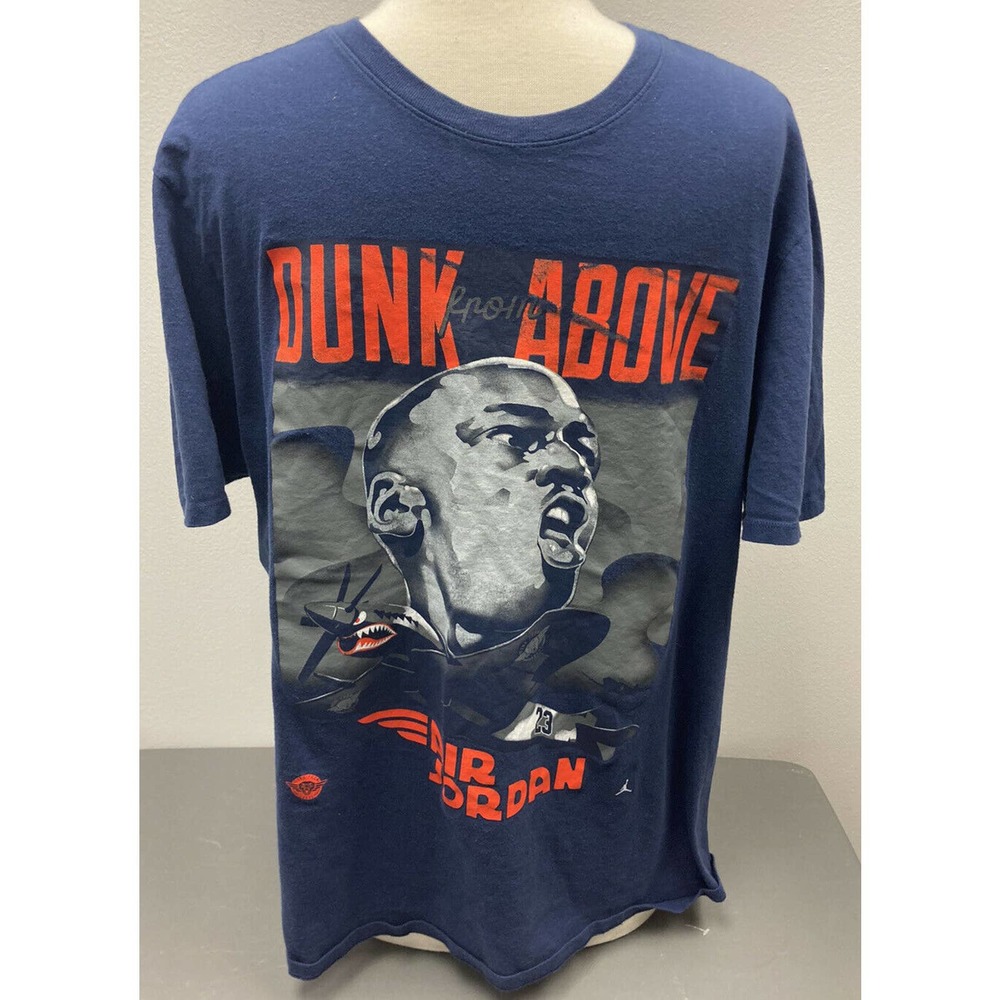 Air Jordan Dunk From Above Michael Jordan T-Shirt XL Jump Man Basket Ball NBA